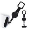 Anti-Theft Phone Tether with Belt Clip Retractable Steel Line Universal Locking Carabiner Prevent Drops Phone Leash for Travel Hiking