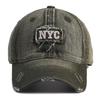 New NYC Denim Baseball Cap Men Women Embroidery Letter Jeans Snapback Hat Casquette Summer Sports USA Hip Hop Cap Gorras