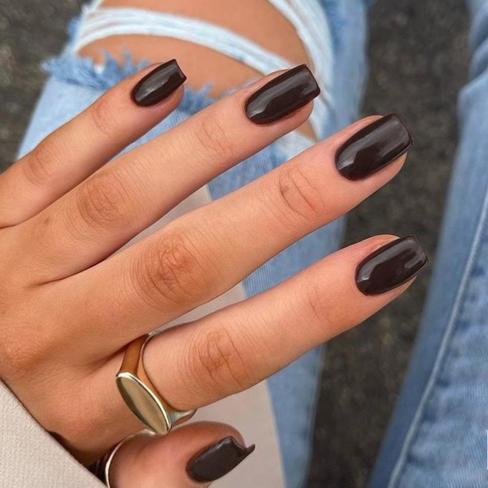 24 шт./компл. быстрые ногти розово-красные накладные ногти глянцевый носимый маникюр DIY готовые наклейки для ногтей