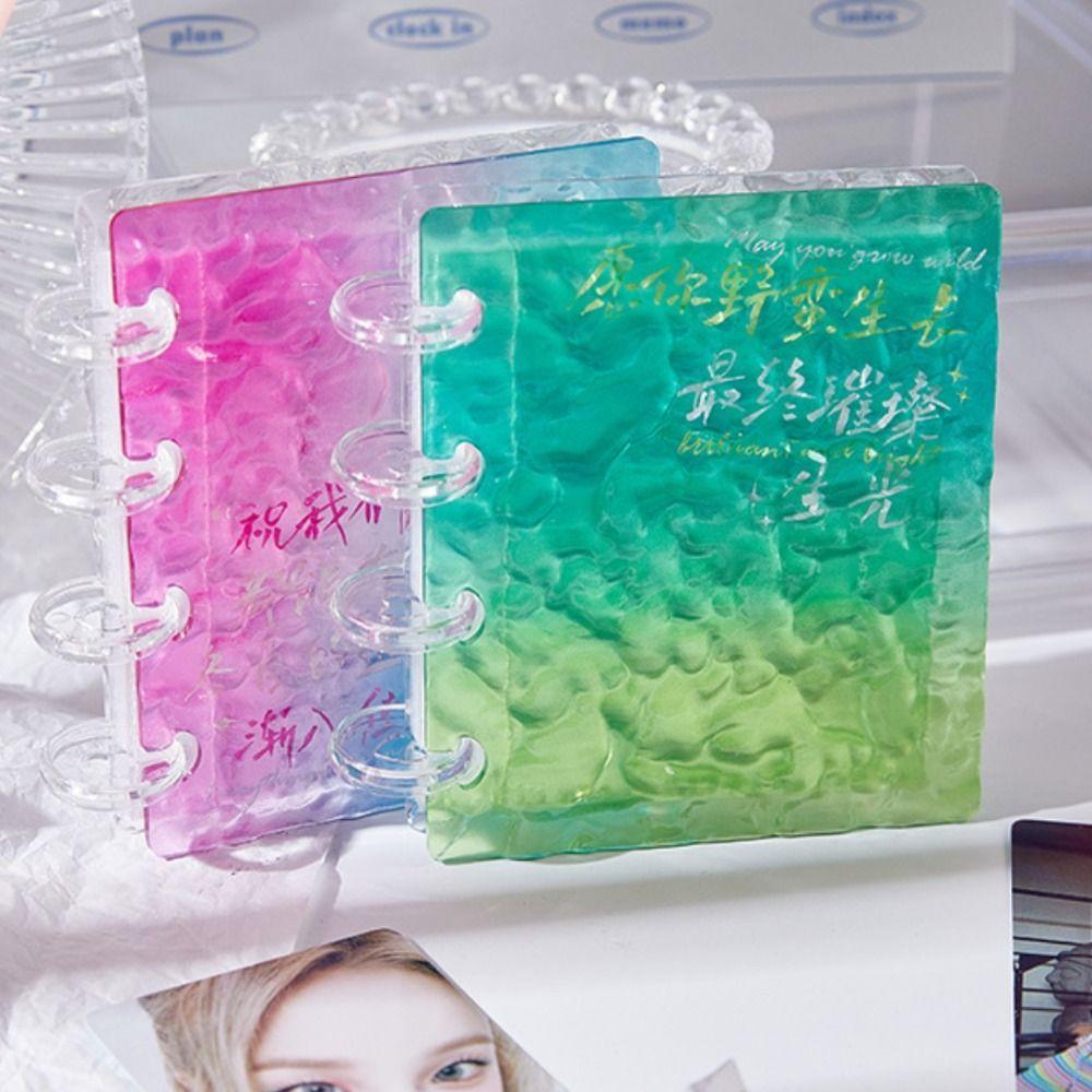 Цветной альбом для фотокарточек "Колотый лед" 3 дюйма, альбом для коллекционирования карточек айдолов, новый альбом для карточек, унисекс