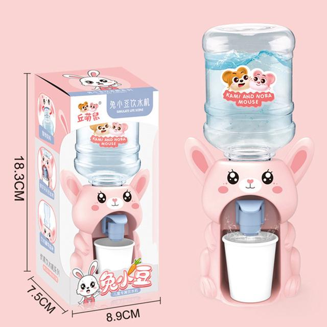 Мини-диспенсер для воды, детская игрушка, питьевая вода, ручной пресс, насос для бутылки с водой, охладитель, реалистичные милые детские реквизиты для косплея для дома