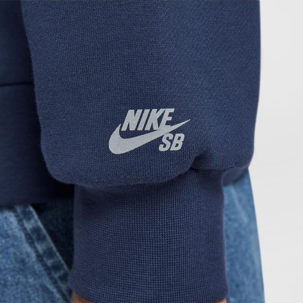 Nike KOSTON Минималистичный стиль Флисовая подкладка Пуловер с круглым вырезом Длинный рукав Свитшот Мужской HV0248-410