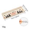 1 Piece Cute Cartoon Wood Straight Ruler Kawaii Tools Stationery Cartoon Drawing Christmas Gift Office School Measuring