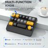 3 Modes Mini Wireless Keyboard with RGB Backlit Macro Programmable 15 Key Hot-swap DIY One Handed Gaming Mechanical Keypad PC Accessories