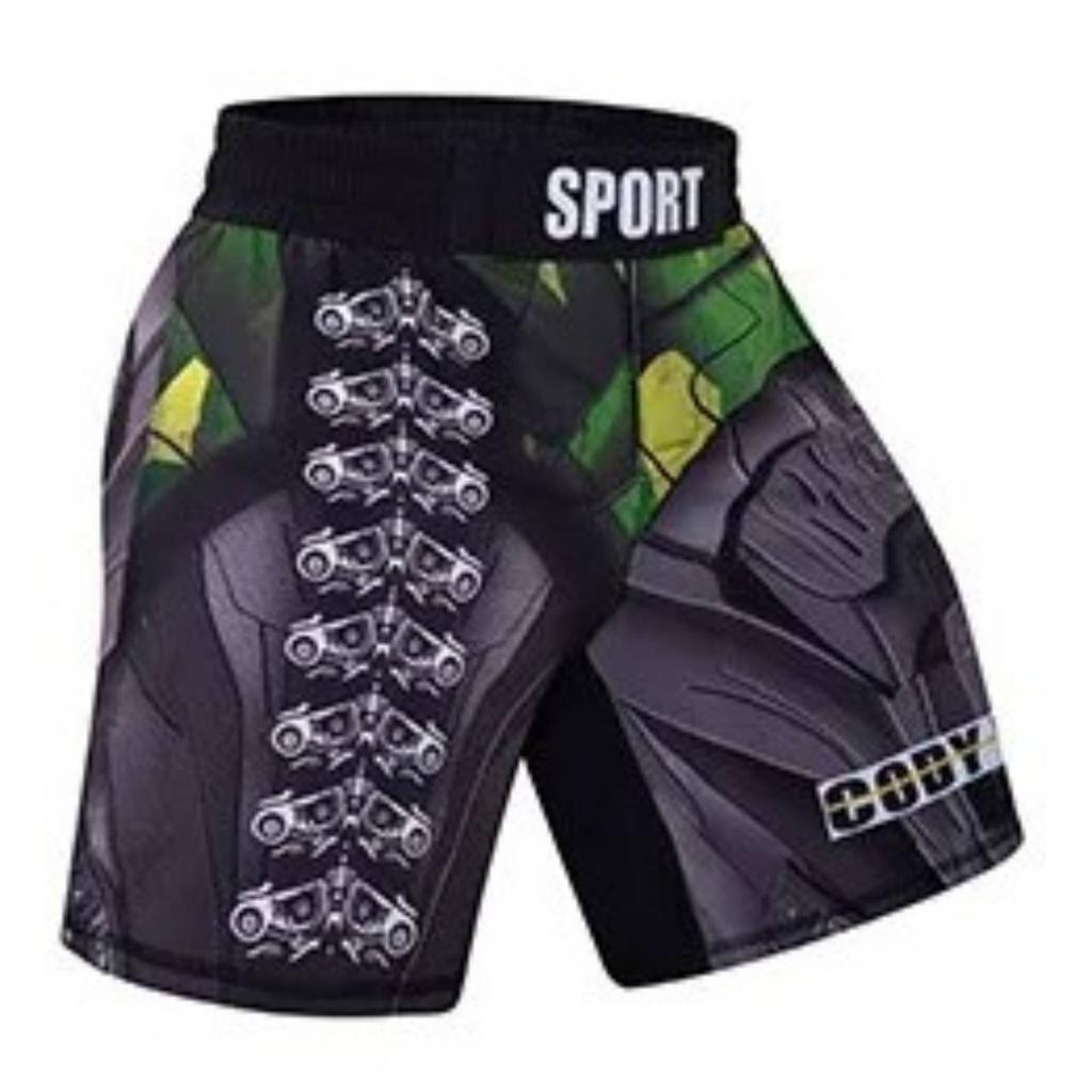 Шорты для ММА, мужские спортивные штаны для кикбоксинга, тайского бокса, полиэстера Godzilla