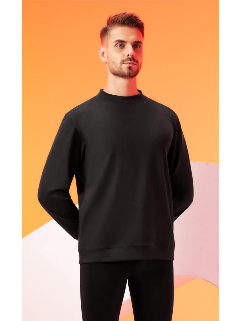 Men's Lyocell Tencel Cashmere Antibacterial Thermal Undershirt Sweater