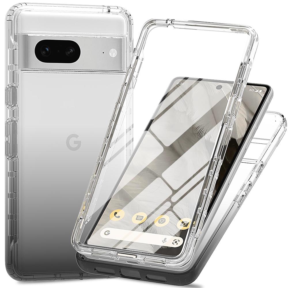 Прочный прозрачный защитный чехол для всего корпуса телефона Google Pixel 7 Pro, со встроенной защитой экрана, подходит для чехла телефона Pixel 7/7A