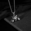 Niche Design Trendy Hip Hop Necklace Ins Punk Cuban Necklace Tiger Pendant Titanium Steel