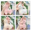 Cartoon Cute Alpaca Plush Pendant Creative Kawaii Doll Keychain  Student Backpack Decoration Accessories Birthday Gifts