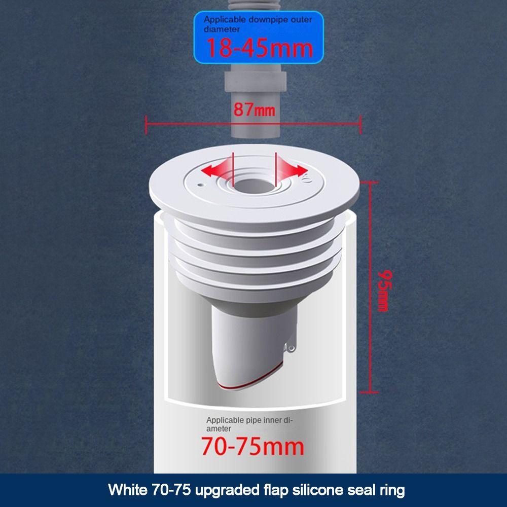 Stopper Shower Drainer Anti Odor Seal Floor Drain Drain Cover Water Pipe Plug Pipe Sealing Ring