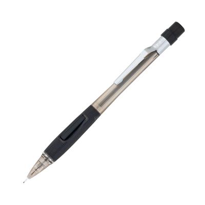 PENTEL Механический карандаш Quicker Clicker с боковой кнопкой, 0,5 мм, прозрачно-черный (Японская версия для внутреннего рынка)