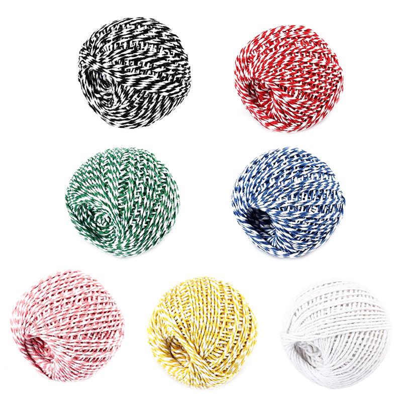 75 метров хлопчатобумажного шпагата для приготовления мяса, связывания, барбекю, веревки для обвязки колбас