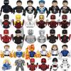 Fantastic Four Human Torch Bricks Diy Toys Gifts Daredevil Punisher Minifigures Building Blocks Mini Action Figures For Children