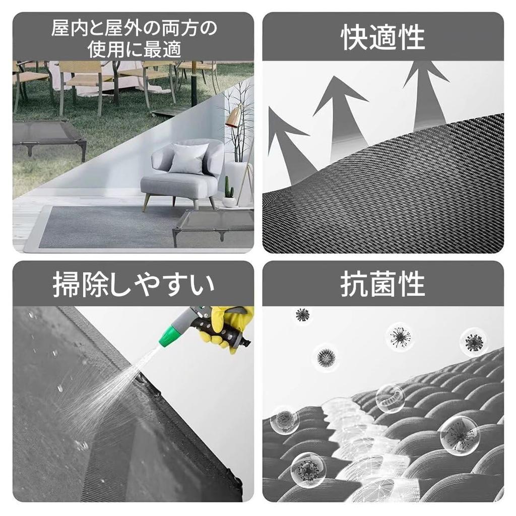 Nijakise Pet Складная кровать для собак без сборки Тип кроватки с домашним животным Удобная для жевания Подходит для средних и крупных собак Кровать, Кровать, Требуется, Компактная,