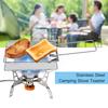 Foldable Stainless Steel Toaster Plate Portable Outdoor Camping Bread Toaster Grill