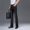 Jeans Men Men's Flared Jeans Boot Cut Leg Flared Loose Fit High Waist Male Designer Classic Denim Jeans