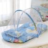 Baby Bed Infant Mosquito Net Foldable Design with Cotton Pillows Portable Folding Baby Bedding Crib Netting Mosquito Prevention