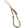 Chinese Style Mobile Phone Chain Vintage Antique Green Wrist Rope Pendant  Girls