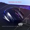 Redragon M908 12400 DPI Impact MMO игровая мышь 18 программируемых кнопок Регулируемый вес картридж 12 боковых кнопок