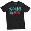 Nurses Day Funny T-shirt Nurses Call the Shots Syringe Nurse RN CAN Medical Tee