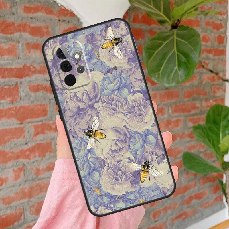 Bumble Bee Honeycomb Honey Phone Case For Samsung Galaxy A54 A34 A14 A55 A35 A25 A15 A52 A32 A12 A51 A71 A13 A33 A53