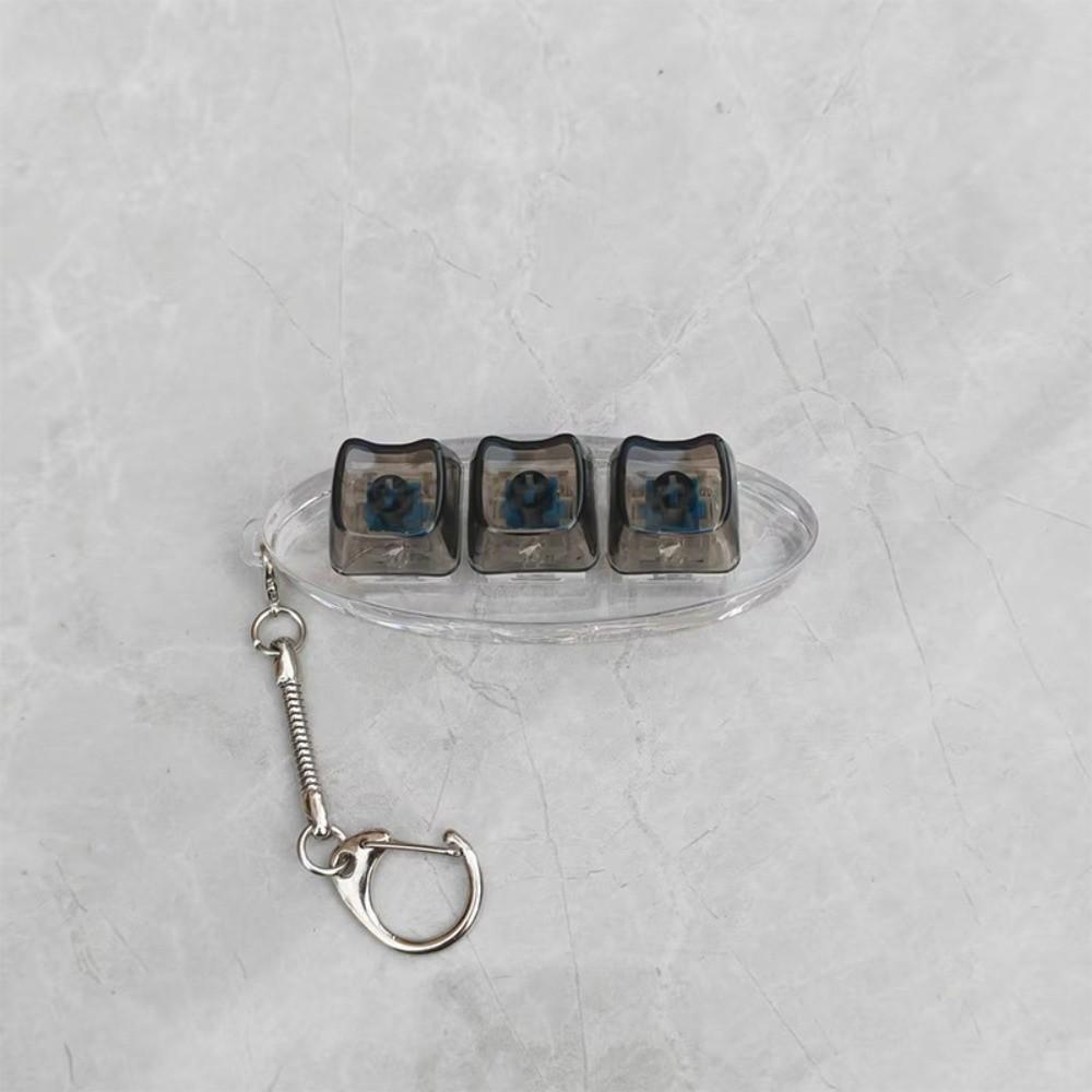 Снятие стресса Кейкап Игрушка-щипалка 3 клавиши Кнопка Кликер Игрушка Новый Кнопочный Кейкап