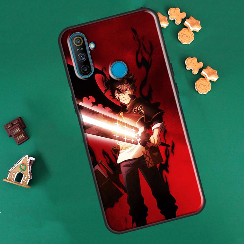Чехол аниме «Черный клевер» для OPPO Realme 8 Pro 8i 9i GT Neo2 Master C21 для OnePlus 10 9 Pro Nord2 8T 9R Coque