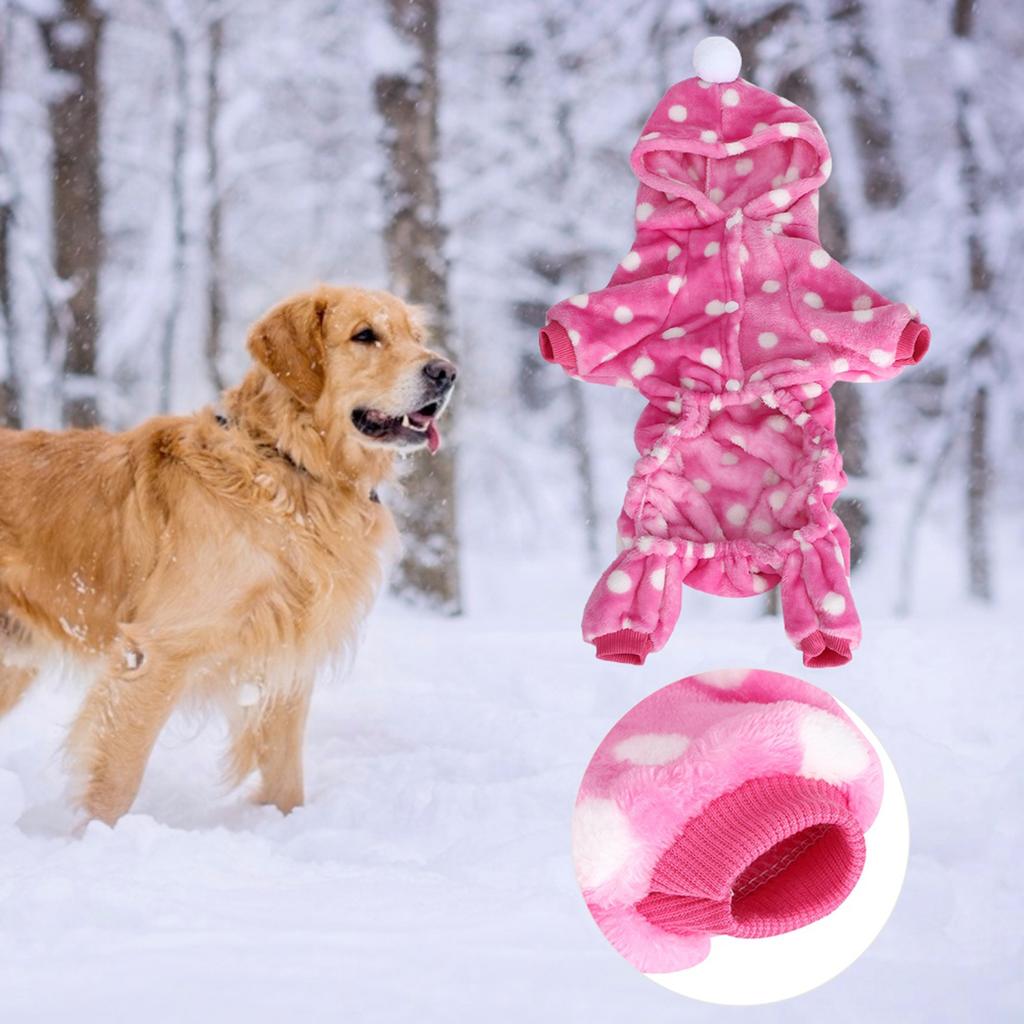 Осенне-зимняя одежда для домашних животных, комбинезон, теплая пижама, одежда для собак, кошек, мелких животных