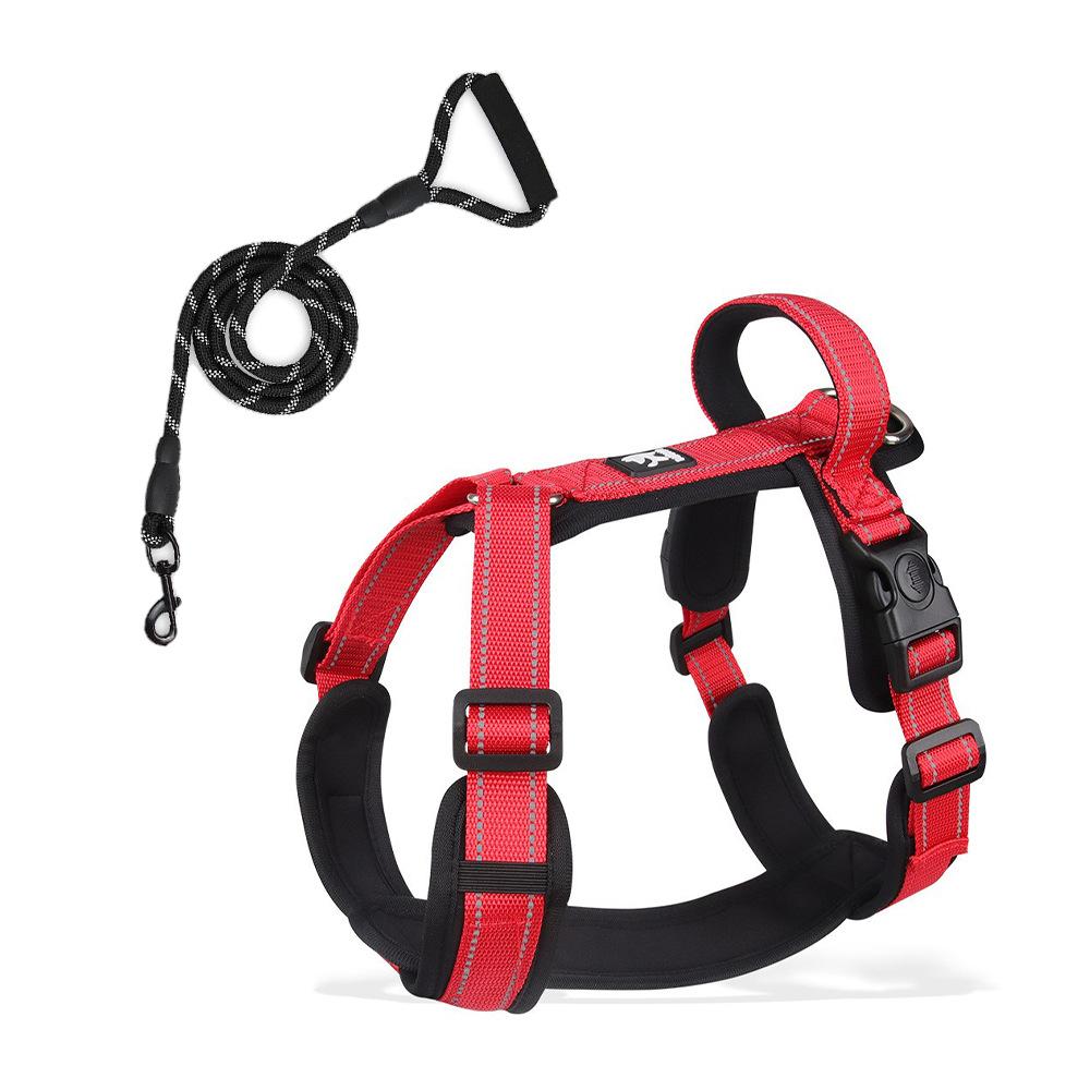 Новый поводок для собак, двухсекционный нагрудный ремень для домашних животных, поводок для прогулок с собаками малого и среднего размера