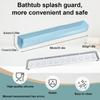 Bathtubs Splash Guards Toy Storage Shelf With 3 Feet Extended Design Safe Silicone Water Barrier For Toddlers Bath Safety