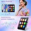 2.4Inch HighClear Screen MP3 Player FullTouch Screen Lossless Sound BT Player with Speaker
