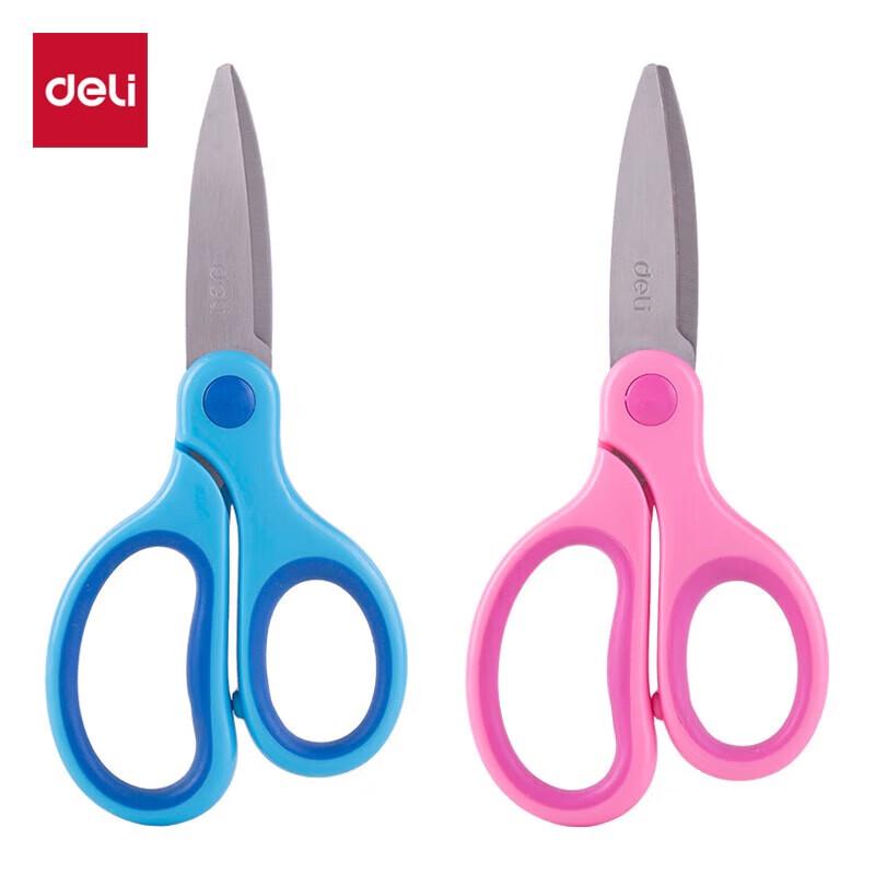 Deli Ergonomic Safety Scissors for Kids