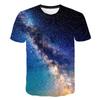 Vast Universe Galaxy Graphic T Shirts Summer Fashion Men's T-shirts With 3D Print Trend Handsome Casual O-Neck Hip Hop T-shirt