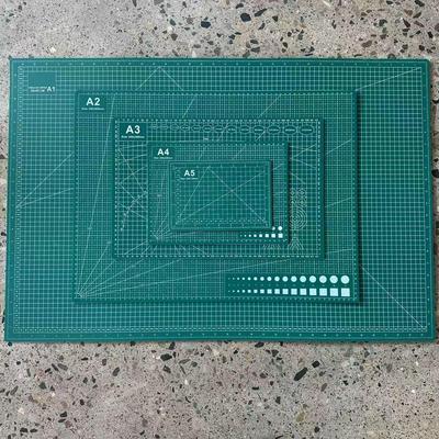 A1-A6 Двусторонняя зеленая самовосстанавливающаяся подложка для резки, 2,3 мм, для бумаги, искусства и гравировки.