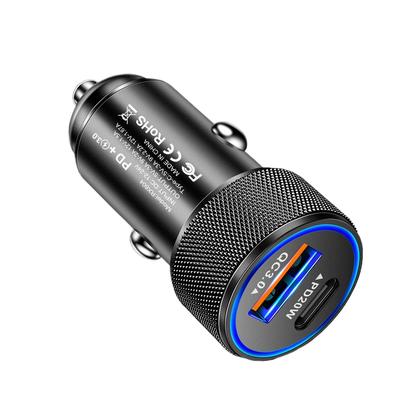 QC3.0 PD 20 Вт автомобильный адаптер питания 45 Вт USB Type-C зарядное устройство DC источник автомобильного прикуривателя 5 В быстрая зарядка автомобильный источник питания