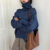 Hirsionsan Cashmere Oversized Turtleneck Knitted Sweater Women Winter Thicken Warm Solid Basic Pullovers Female Casual Soft Long Sleeve Jumper