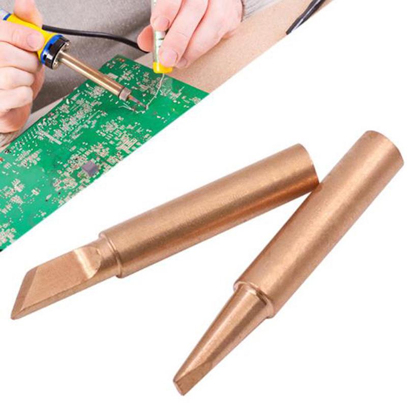 5/6Pcs Pure Copper 900M-T Solder Iron Tip Lead-Free Solder Tip Welding Head