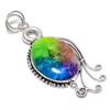 Подвеска из серебра 925 пробы с радужным солнечным кварцем, 3,35 дюйма, A9I78