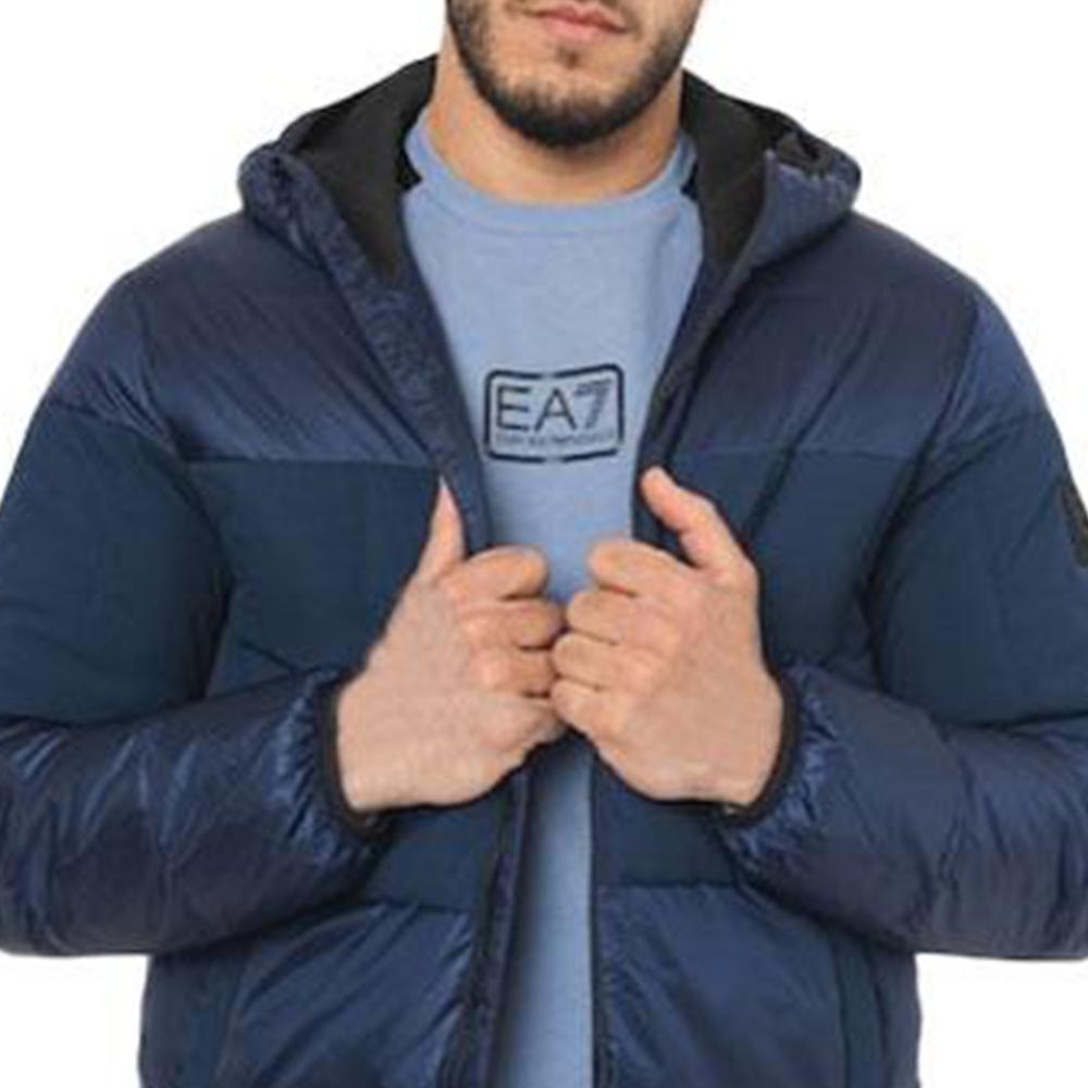 EMPORIO ARMANI EA7 Down Jacket Men's Blue 6RPB01-PNEOZ-1554