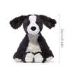 Black and White Puppy Toy, Border Collie Dog Plush Toy | Realistic Black and White Animal Toy | Simulated Stuffed Animal, Cuddly Decor for Kids, Toddl