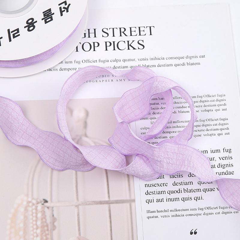 10 ярдов Упаковочные ленты для подарков Упаковка Подарок Цветок Ручная работа DIY Украшения для торта ARI