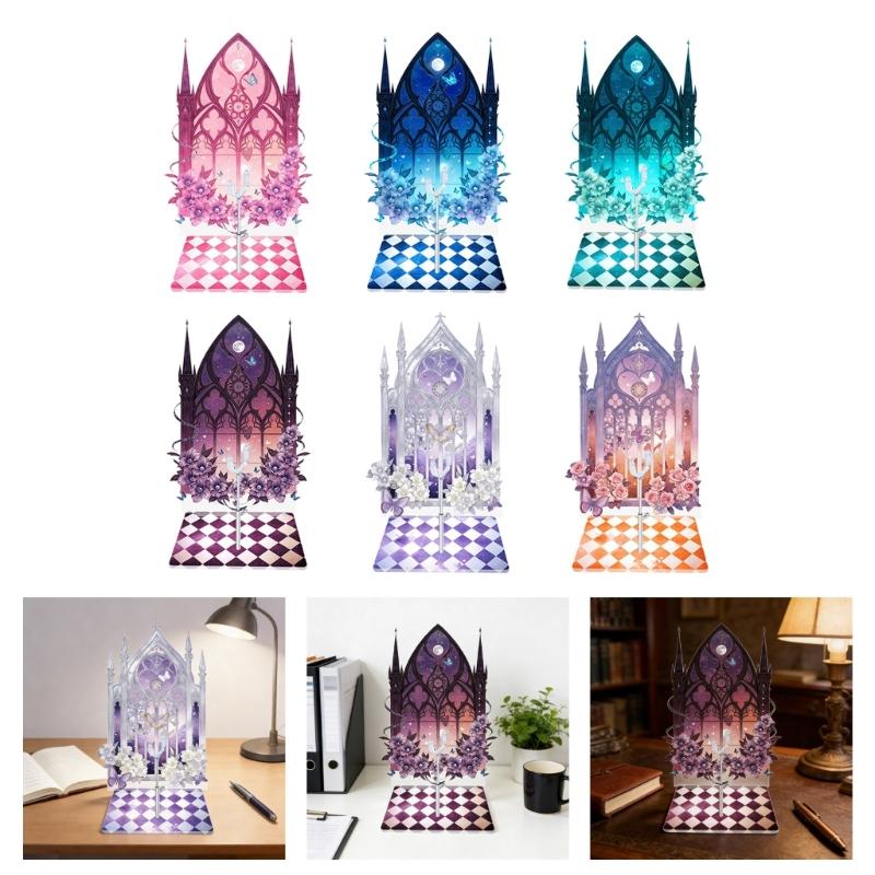 Castles Backdrop Display Stand For Collectible Dolls Adjustable Height Easy Installation Universal Compatibility