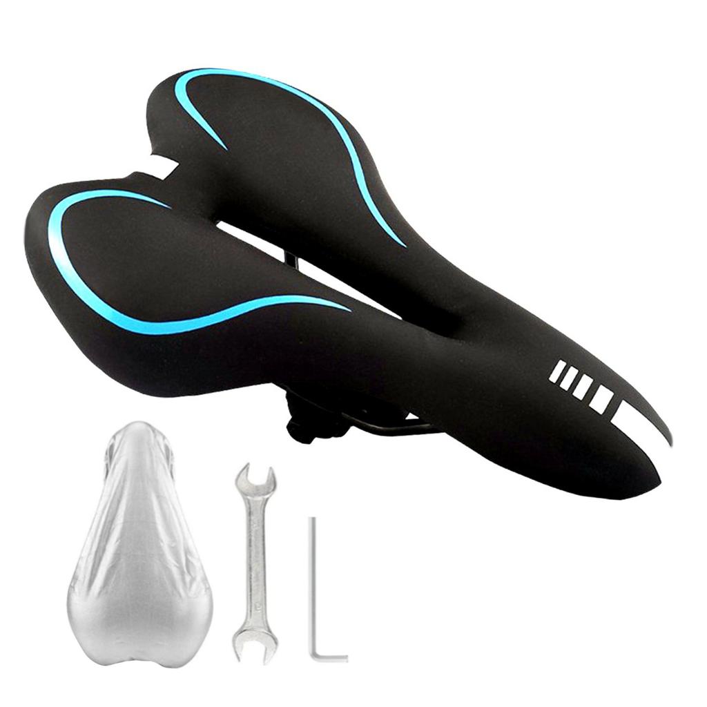 Нескользящие Дышащие Велосипедные Седла Сиденья Подушка Замена Мягкие Велосипедные Сиденья Подушки Силиконовые Велосипедные Седла Легко Устанавливаются