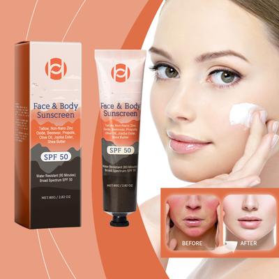 Солнцезащитный крем для лица и тела SPF 30+ Эффективная защита от солнца Легкий увлажняющий водостойкий освежающий солнцезащитный крем для контроля жирности кожи