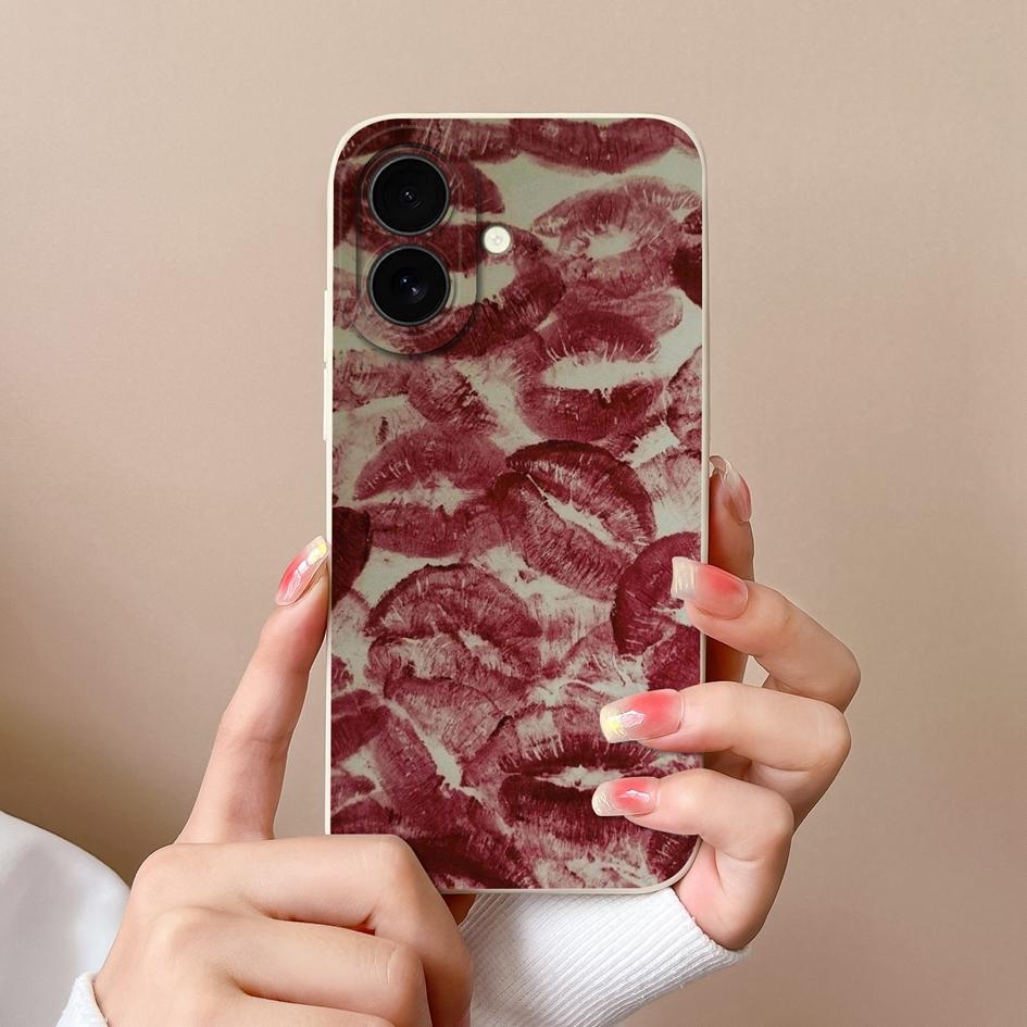 Для Apple iPhone 16 Plus 16pro 16promax новый чехол симпатичный цветочный узор облаков мягкий тонкий жидкий силикон высокое качество ударопрочный чехол для iPhone чехол Capas