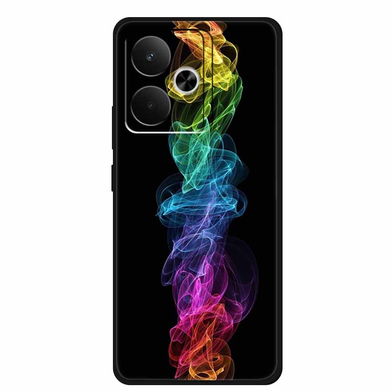 For Realme GT 7T Case 7 T Coque Popular Black Silicone Soft Back Cover Case For Realme GT 7 T Phone Case Cover RealmeGT 7T 7 T