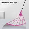 Silicone Broom Set Floor Cleaning Rubber Broom Multifunctional Broom Sweeper Ergonomic Design 45