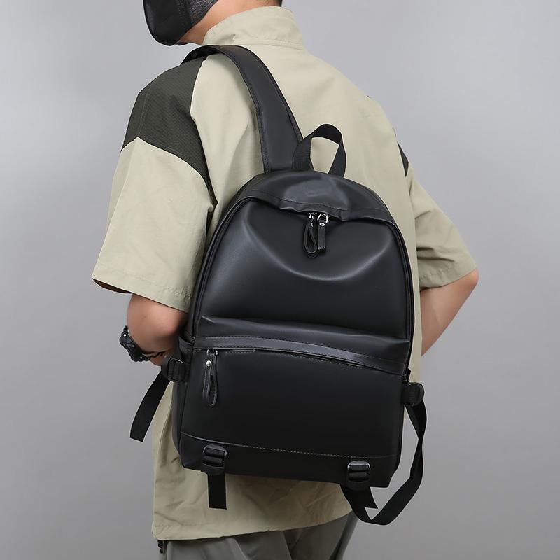 Рюкзак из искусственной кожи премиум-класса для студентов - Вместительная модная сумка для ноутбука для школы и путешествий