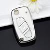 Брелок из ТПУ с 3 кнопками для FIAT Panda Stilo Punto Doblo Grande Bravo 500 Ducato Minibus, автомобильный откидной чехол для ключей, аксессуары