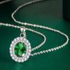 BELLA BOX Oval Pendant Necklace Multiple Colour Fashion Wedding Engagement Jewelry